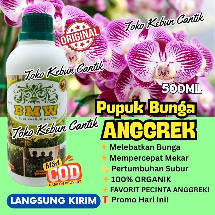 POC BMW Anggrek 500ml – Booster Pembungaan & Penyubur Daun Hijau Mengkilap