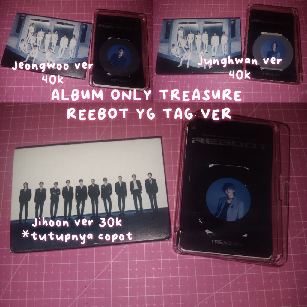 Album Only TREASURE REEBOT YG TAG VER [READ DESK]