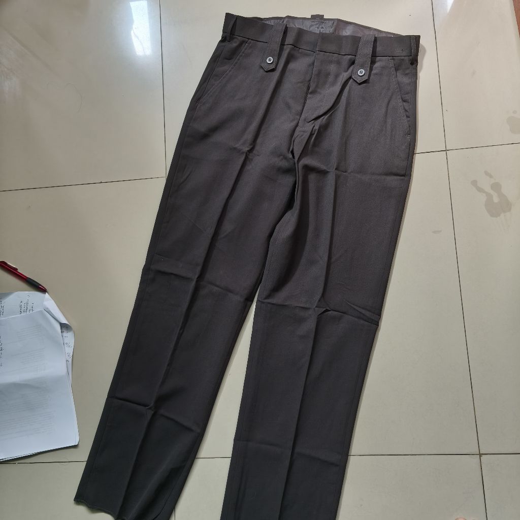 CELANA COKLAT PDH SUS POLWAN JATA POLRI