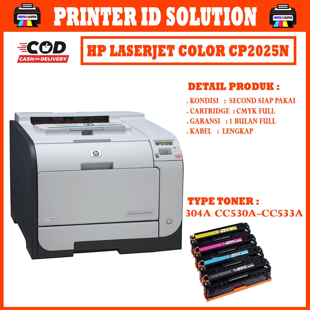 Printer Hp Color Laserjet color CP2025,CP2025n,CP2025dn | Printer