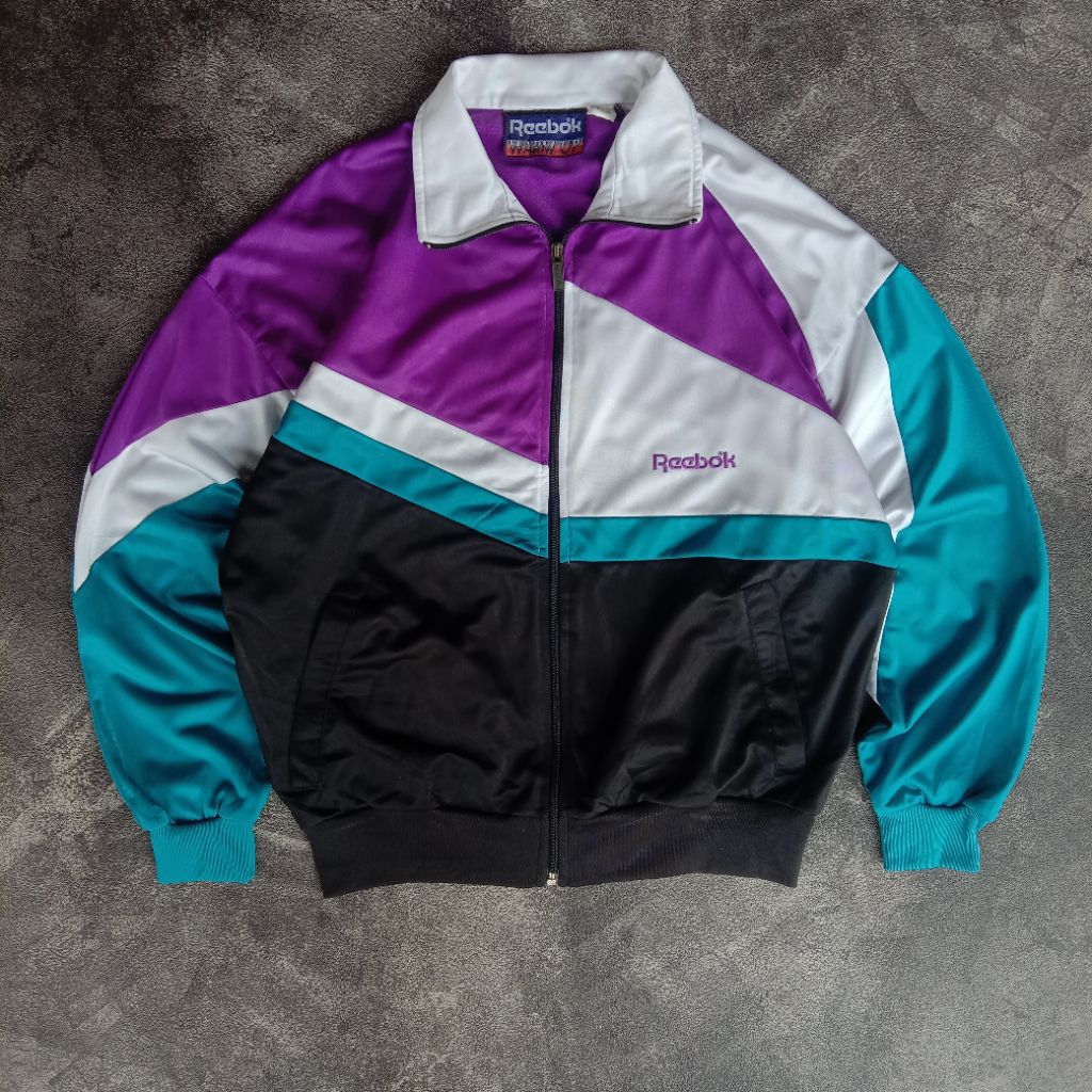 Tracktop jacket Reebok Classic Colourblock, Tracksuit jacket Reebok Colourblock original product, ja