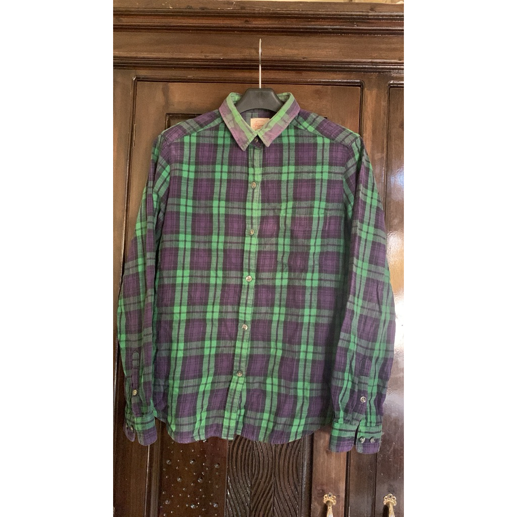 pl- kemeja pria dan wanita flanel