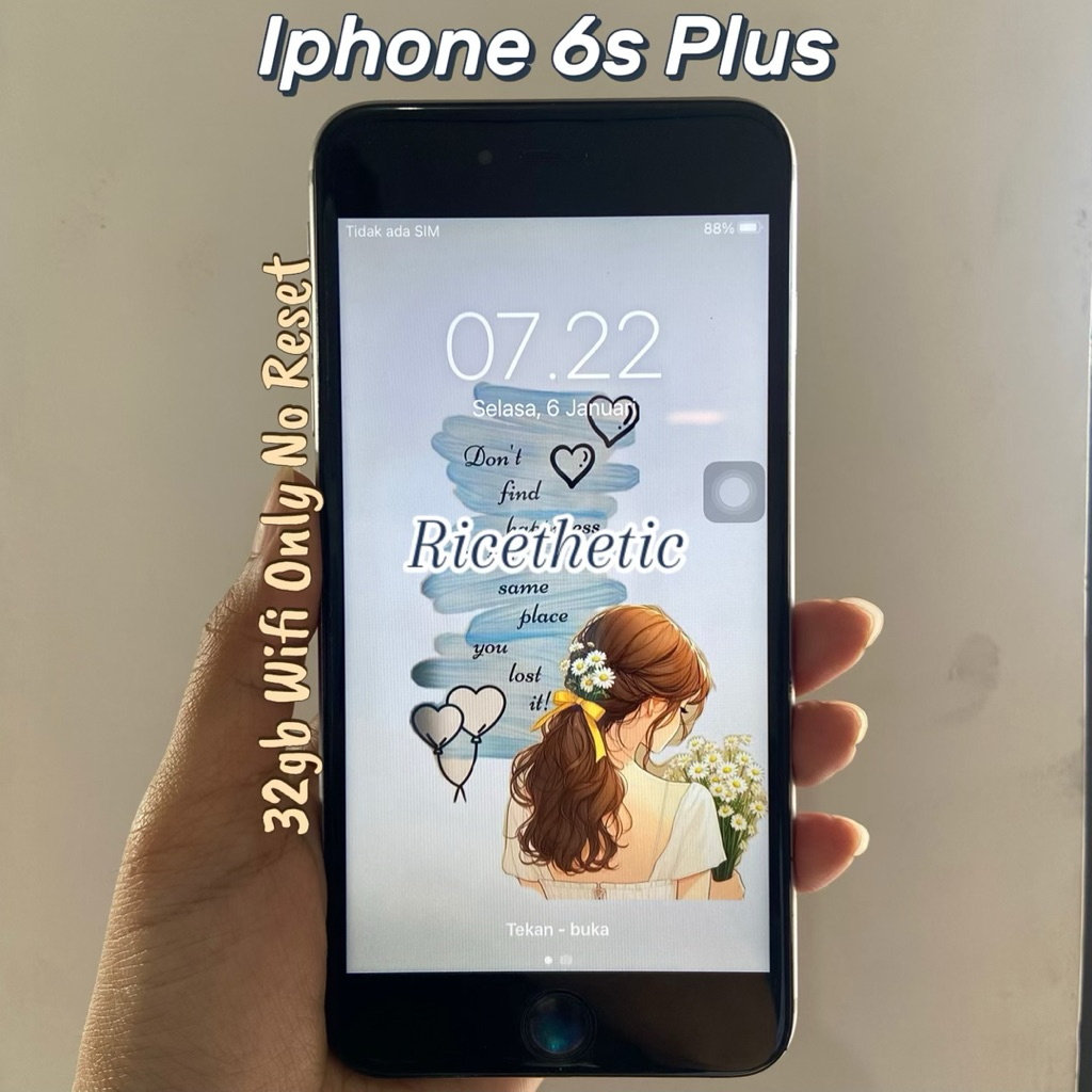 IP 6S Plus / 6s+ 32GB Wifi Only No Reset - Grey