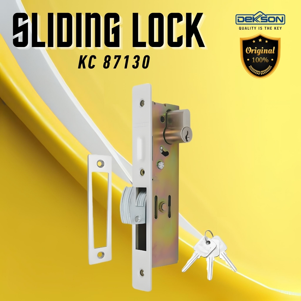 Sliding KUNCI Dekson KC 87130 Pintu Aluminium Kait Besar