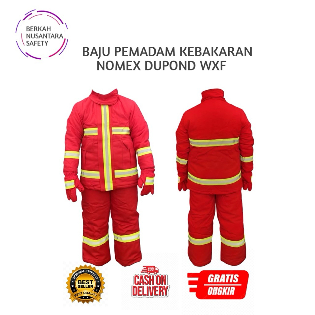 BAJU PEMADAM KEBAKARAN NOMEX DUPOND WXF/BAJU SAFETY PEMADAM KEBAKARAN