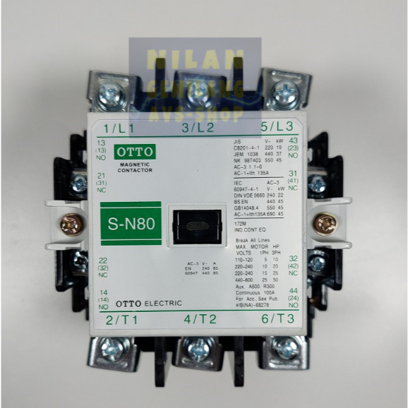 MAGNETIC CONTACTOR SN - 80