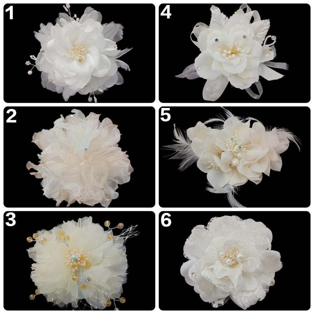 Bunga Korsase Gaun,Korsase Hiasan Gaun,Bunga Hiasan Kebaya, Bunga Aksesoris Gaun/Rambut