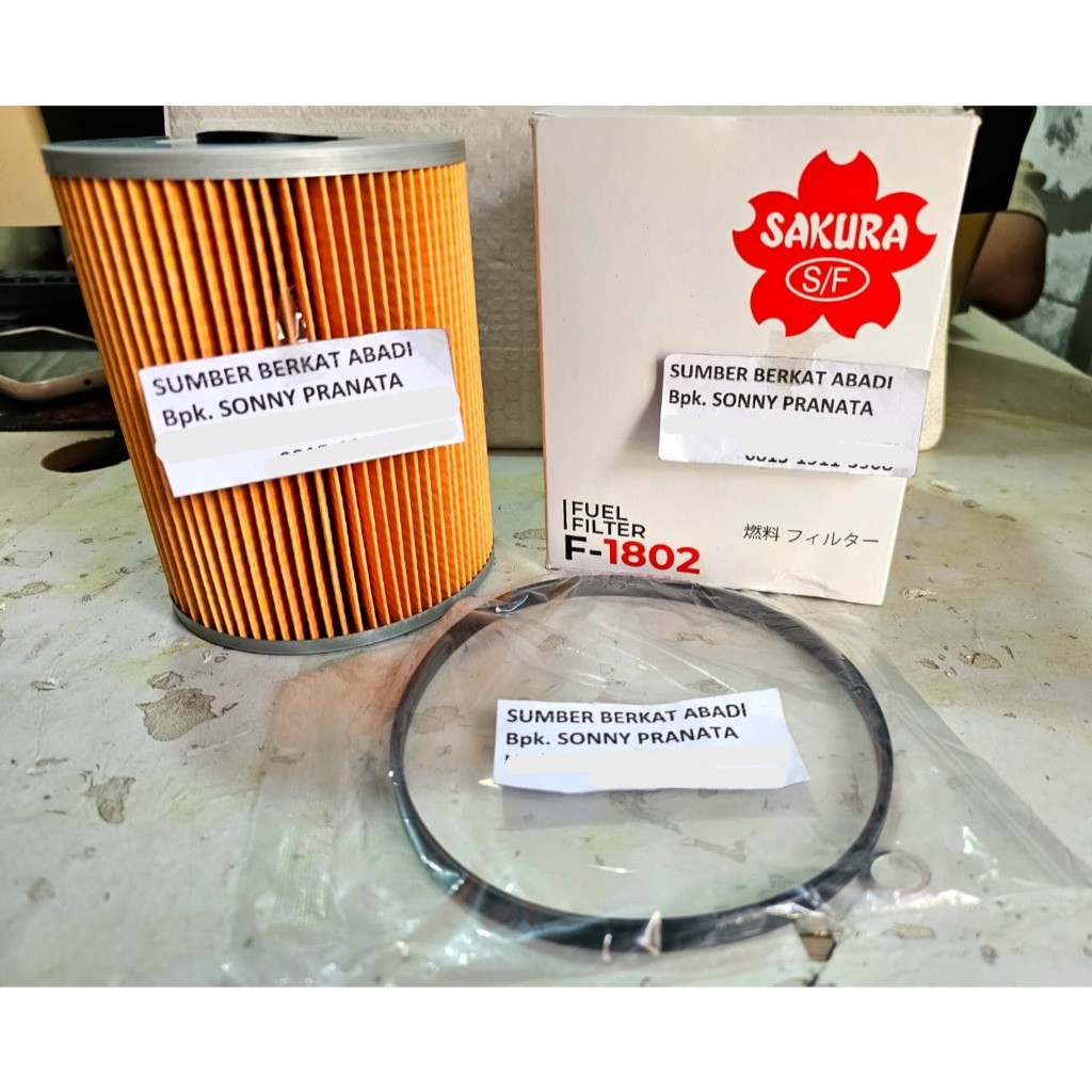 TOP - SAKURA F-1802 F1802 F 1802 FUEL FILTER 16444-99026 16444-99028 1644499026 1644499028 16444 990