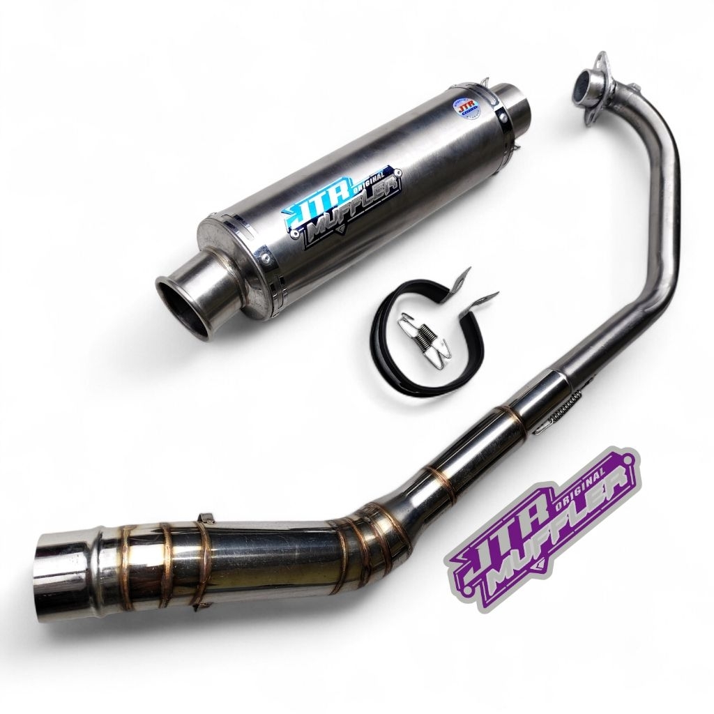 Knalpot racing vixion satria fu jupiter mx Gsx r150 R15 sonic supra gtr mx king verza Cb150r Cbr 150