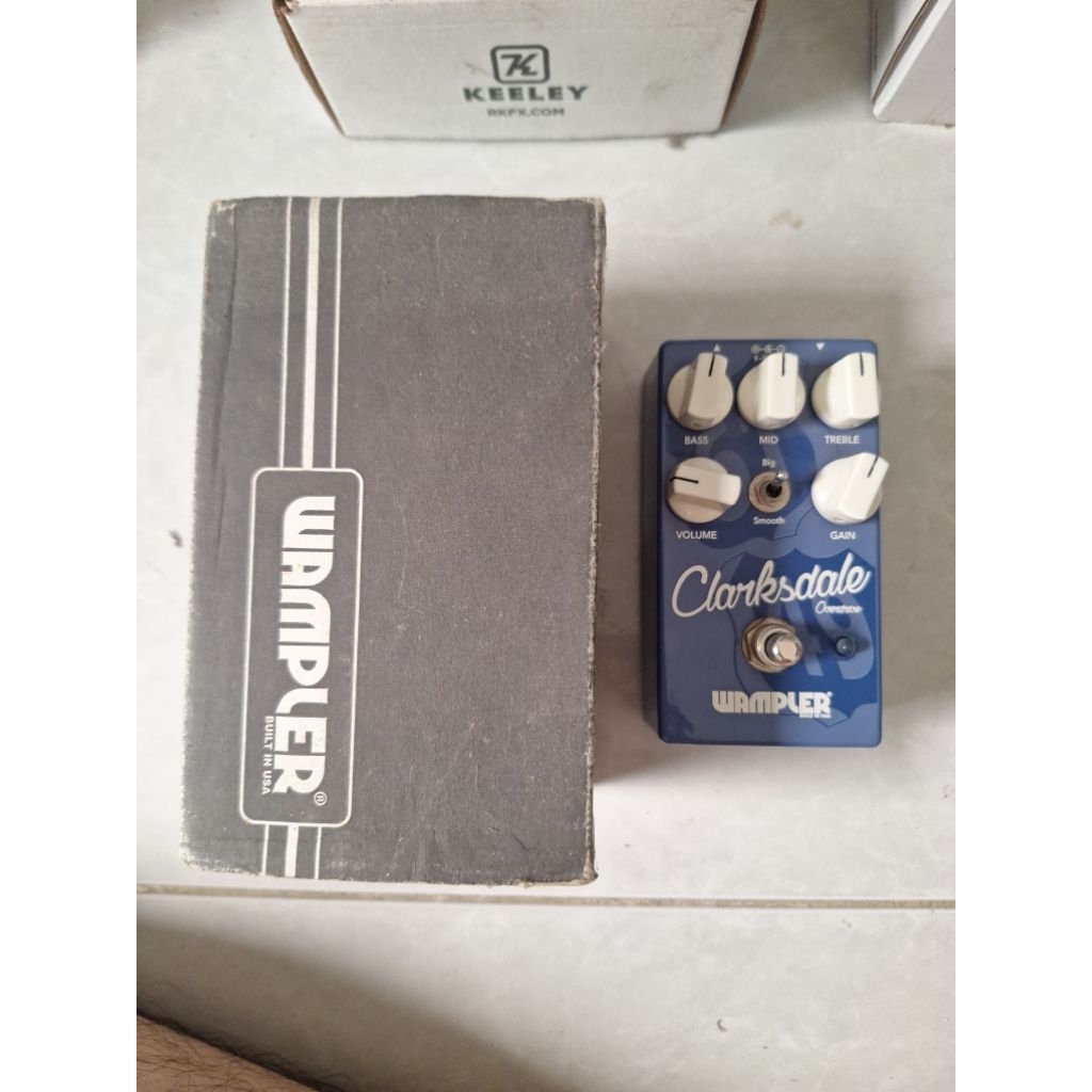 Wampler CLARKSDALE OVERDRIVE PEDAL EFEK LIKE NEW FULLSET BEKAS