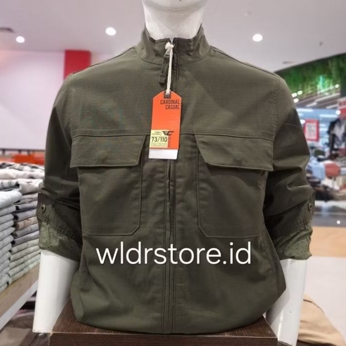 CARDINAL JAKET CASUAL PRIA PREMIUM 007 HIJAU DAUN