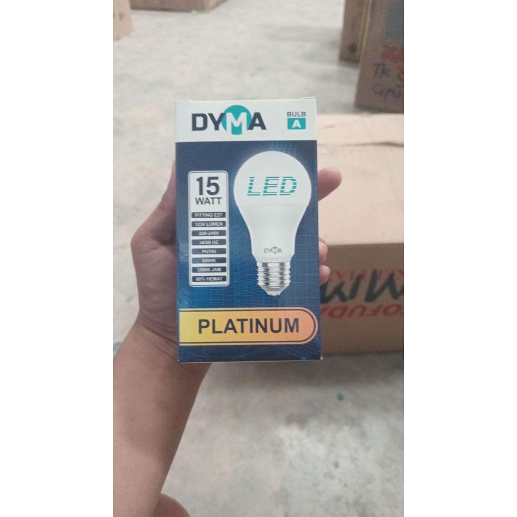 Lampu Led Dyma Platinum Bulat Garansi 1tahun 90% bikin rumah terang