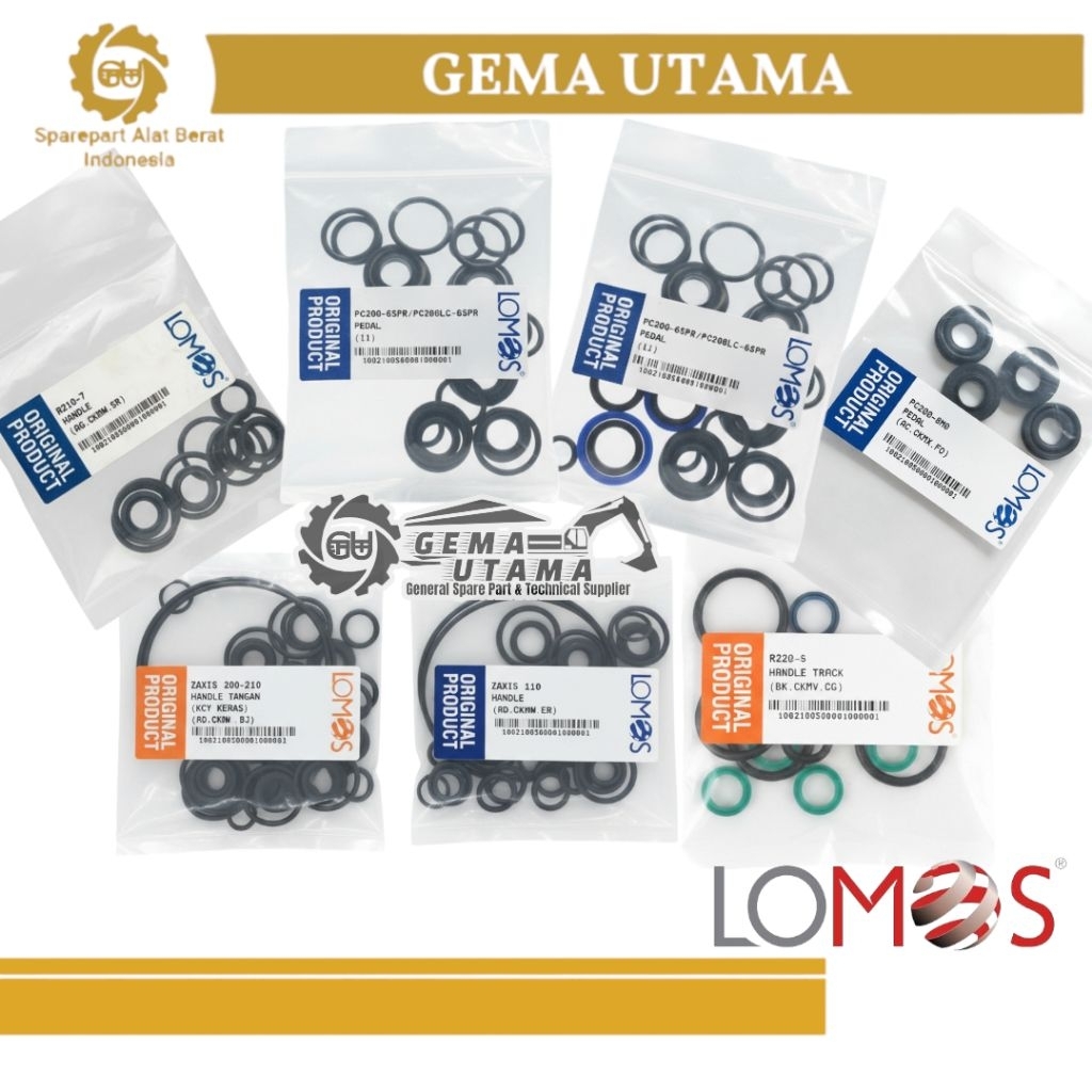 LOMOS - Seal Kit Handle, Sealkit Pedal Zaxis48U, Zaxis 48u / Seal Handle, Pedal Hitachi Zaxis48U