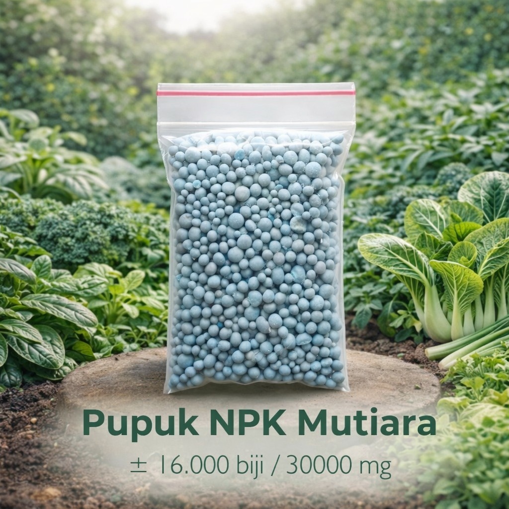 Pupuk Npk Mutiara 16 16 16 Cap Tawon Repack 30 gram