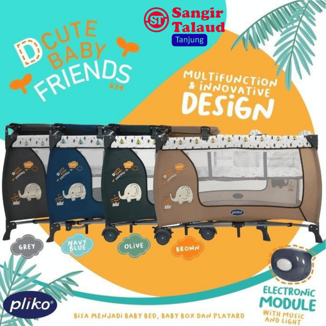 Pliko Cute Baby 839 XLR Baby Box Ayun Tempat Tidur Ranjang Bayi