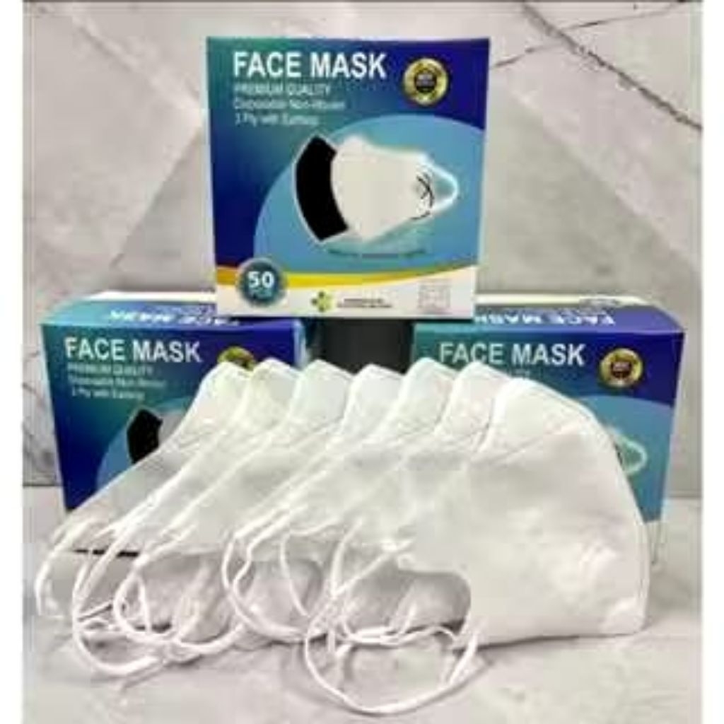 MASKER DUCKBILL isi 50 / masker duckbill putih isi 50 PCS murah /MASKER DUCKBILL HITAM ISI 50 PCS