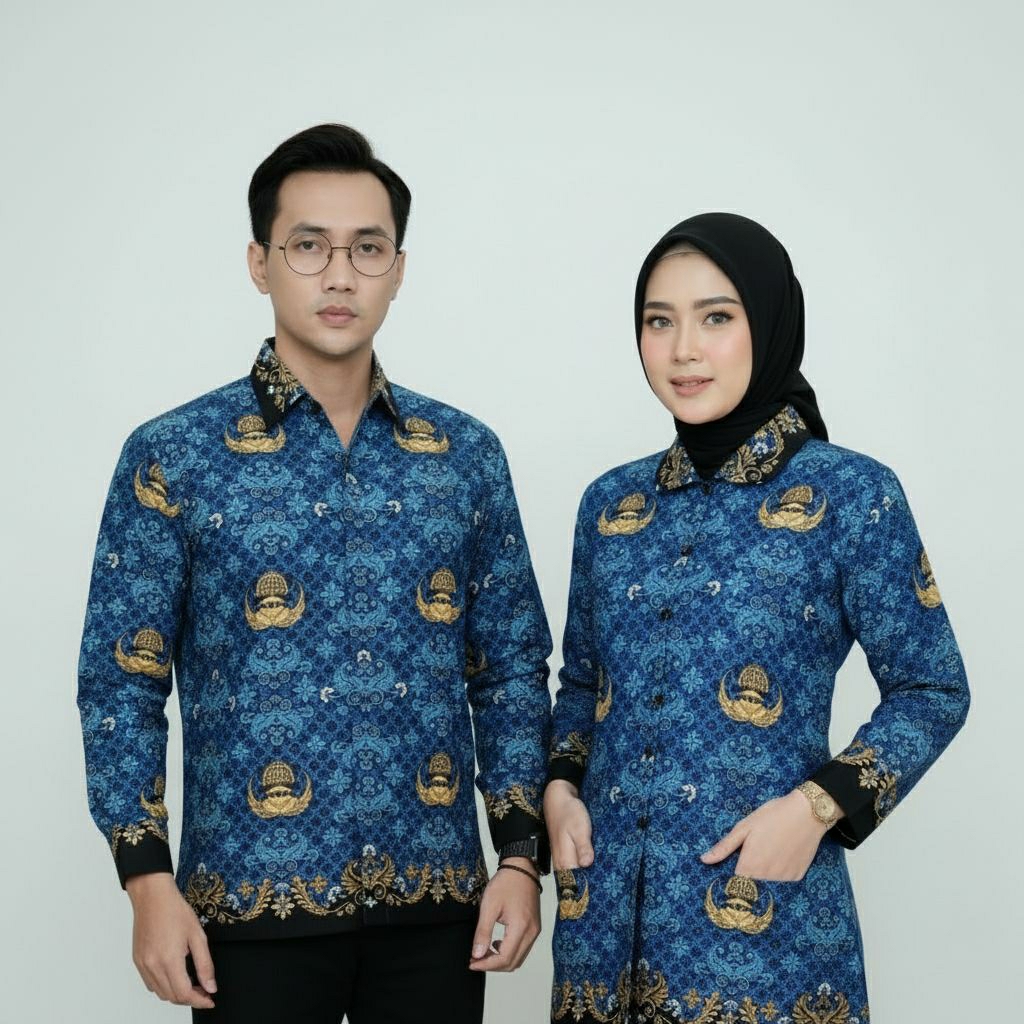 Korpri Pria Wanita Size S - 8L Furing