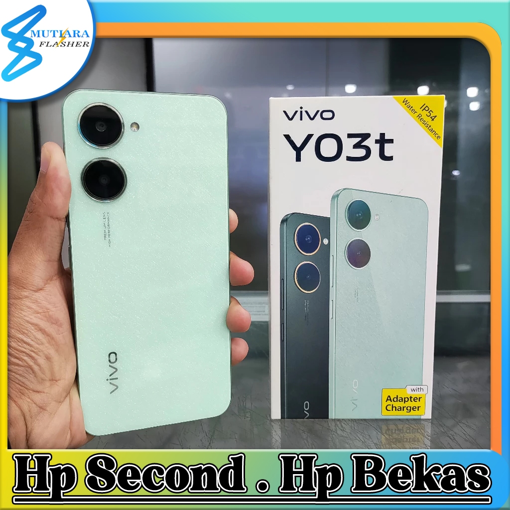 Vivo Y03T Ram 4/32GB | Ram 4/64GB Bekas Original Flasher Store
