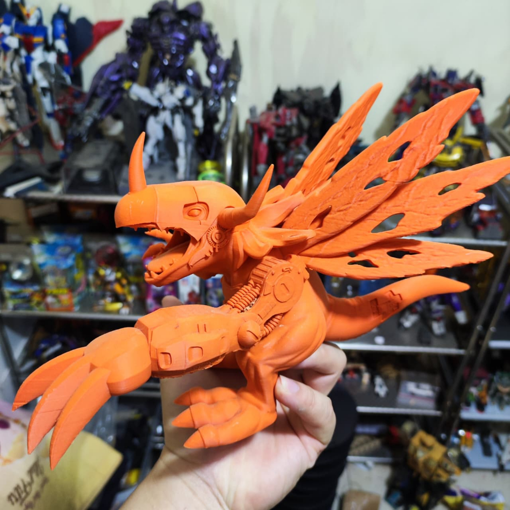 METALGREYMON - Digimon - Digimon Figure - Figure Metal Greymon - Action Figure MetalGreymon