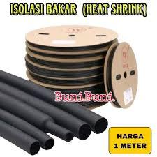 Heatshrink Solasi Bakar Solatip Bakar Selongsong Bakar 3MM 3 MM Per 1 CM