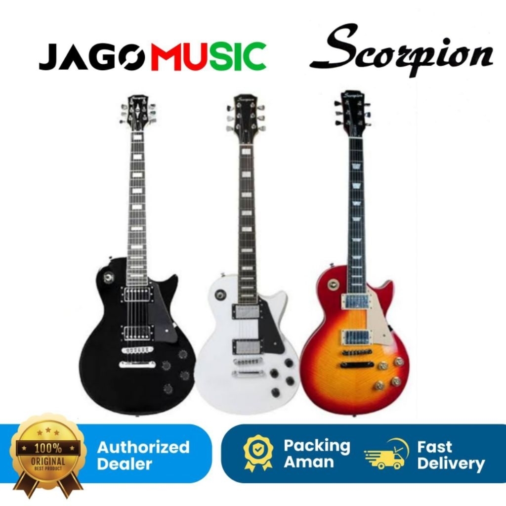 Guitar Electric Scorpion LP610 Gitar Scorpion LP 610 Les Paul