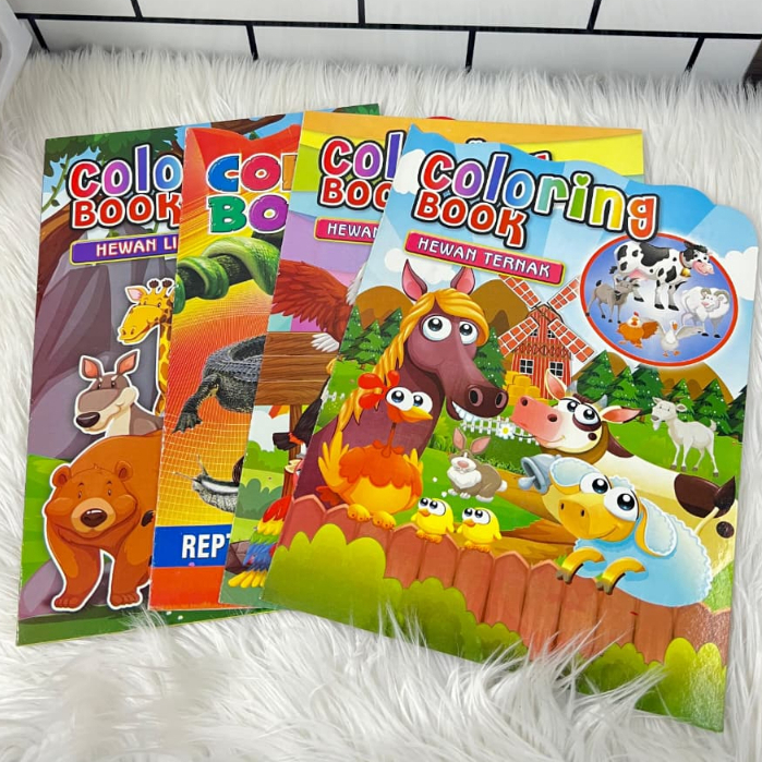 BUKU MEWARNAI // BUKU MEWARNAI ANAK ANAK // MEWARNAI // BUKU GAMBAR