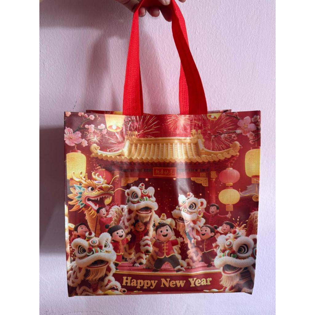 tas spunbond imlek size 25x12. spunbond tema imlek cny 25x12