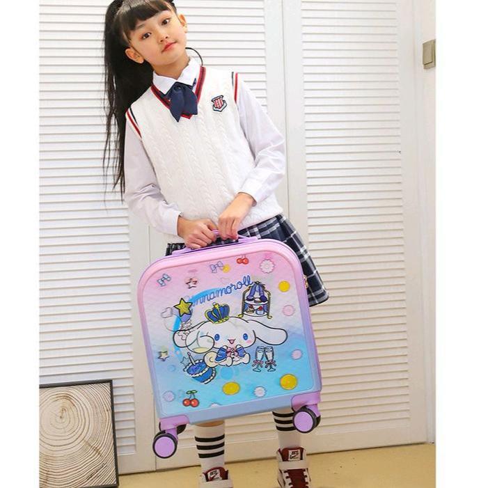 Koper Cabin Karakter Anak 3D 18inch / Koper Anak 3D Karakter Lucu / Koper Anak Sanrio