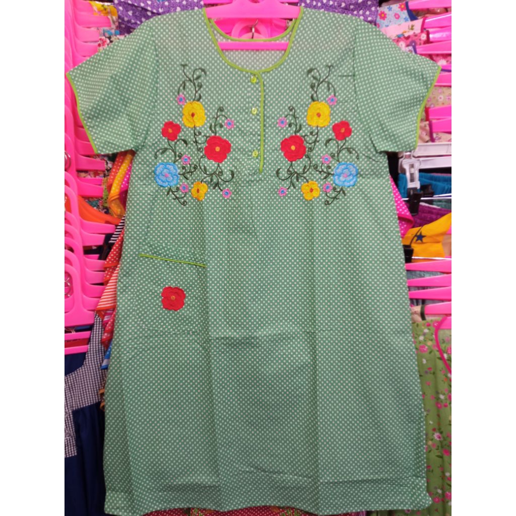 BAJU DASTER BORDIR MURAH | DASTER BORDIR MALANG | BORDIR MALANGAN JAKARTA |DASTER KATUN BORDIR MURAH