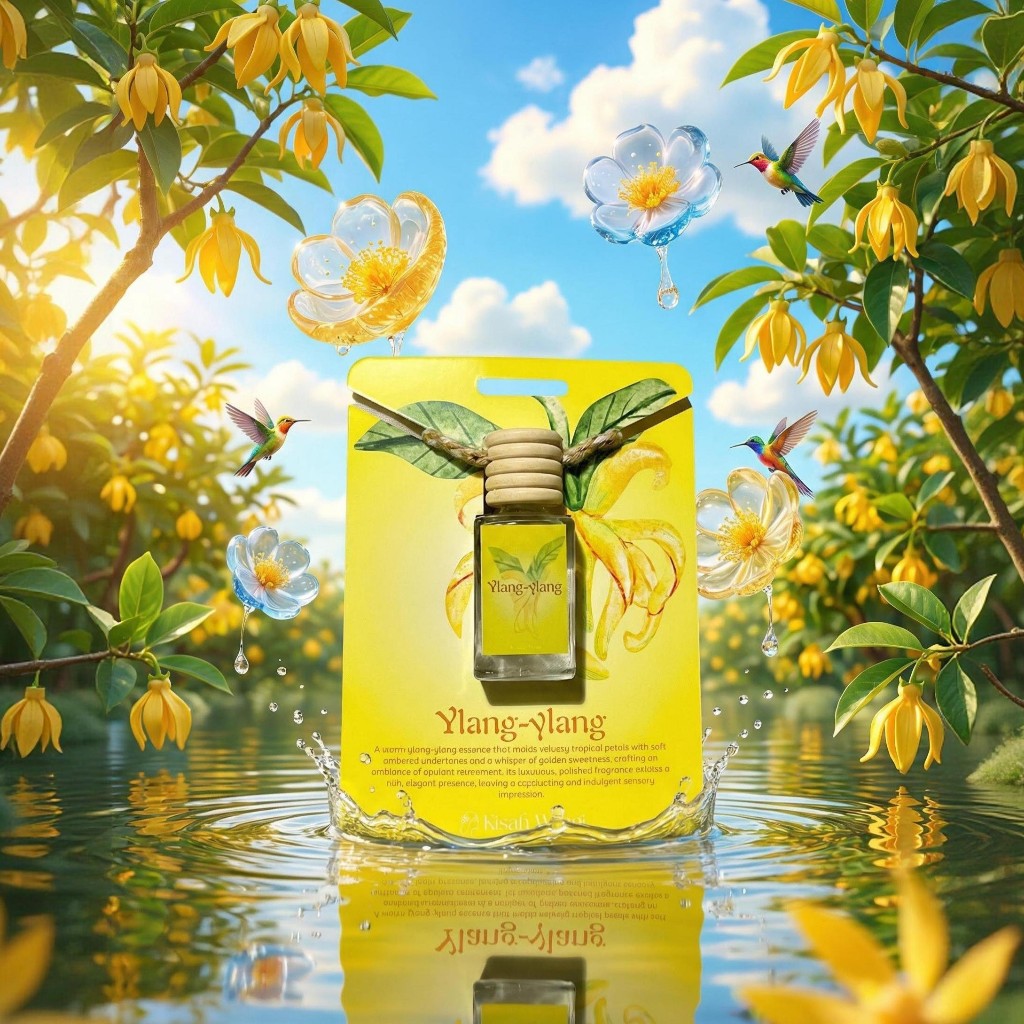 Kisah Wangi YLANG-YLANG - Parfum Pewangi Mobil Aroma Ylang-Ylang 10 ML | Parfum Mobil, Pewangi Ruang