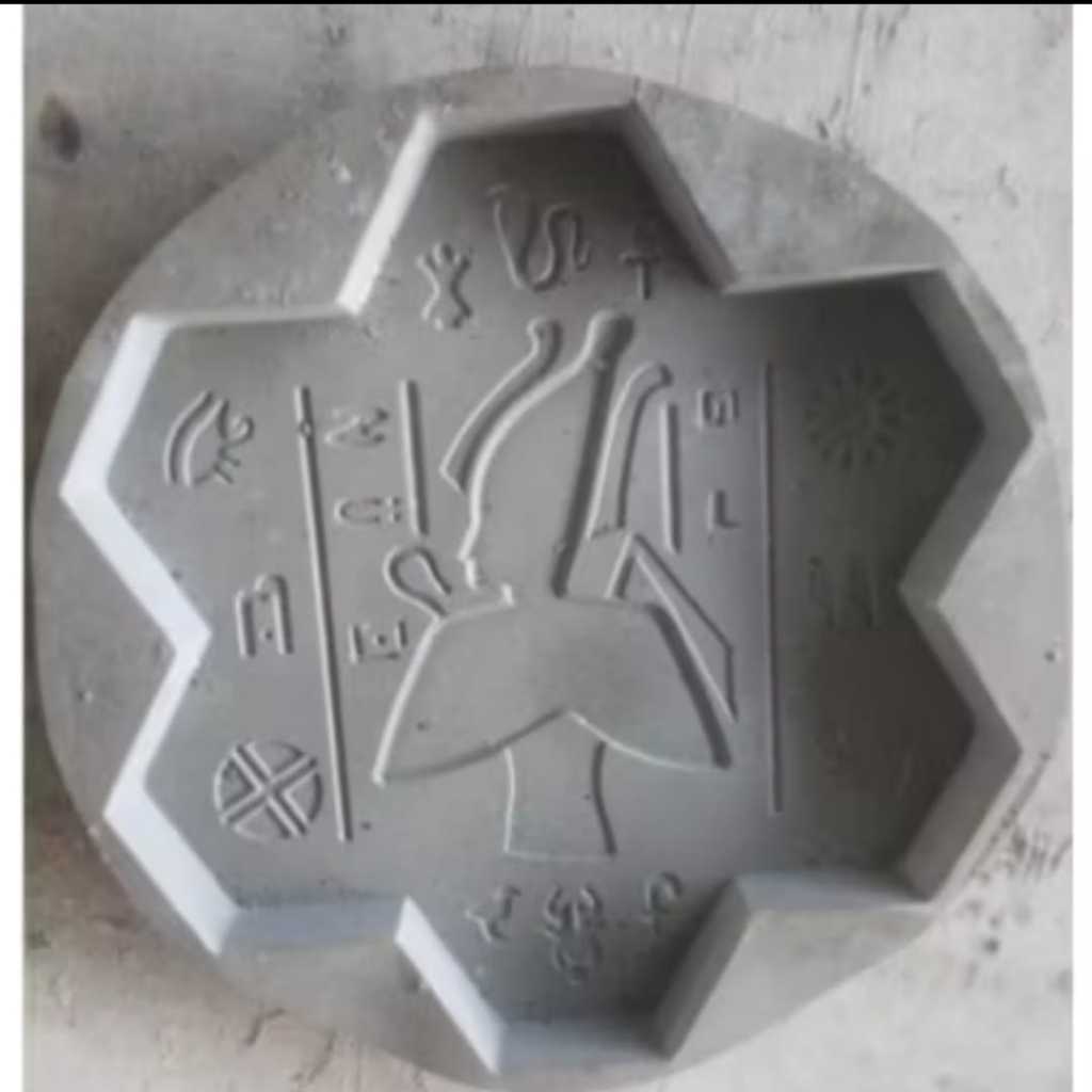 CETAKAN PAVING BLOCK SEGI ENAM UNIK ( BEKAS )