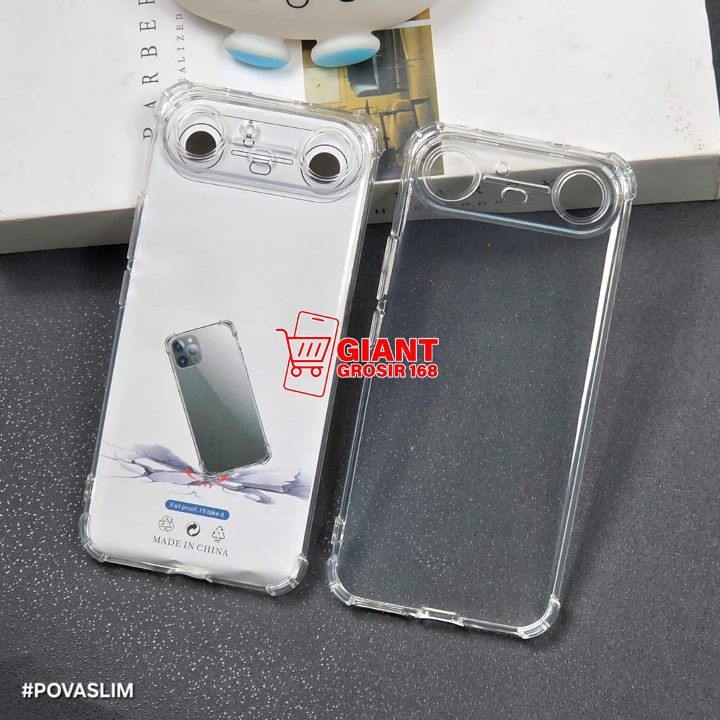 Tecno Pova Slim Soft Case Airbag Clear Case Bening Tecno Pova Slim