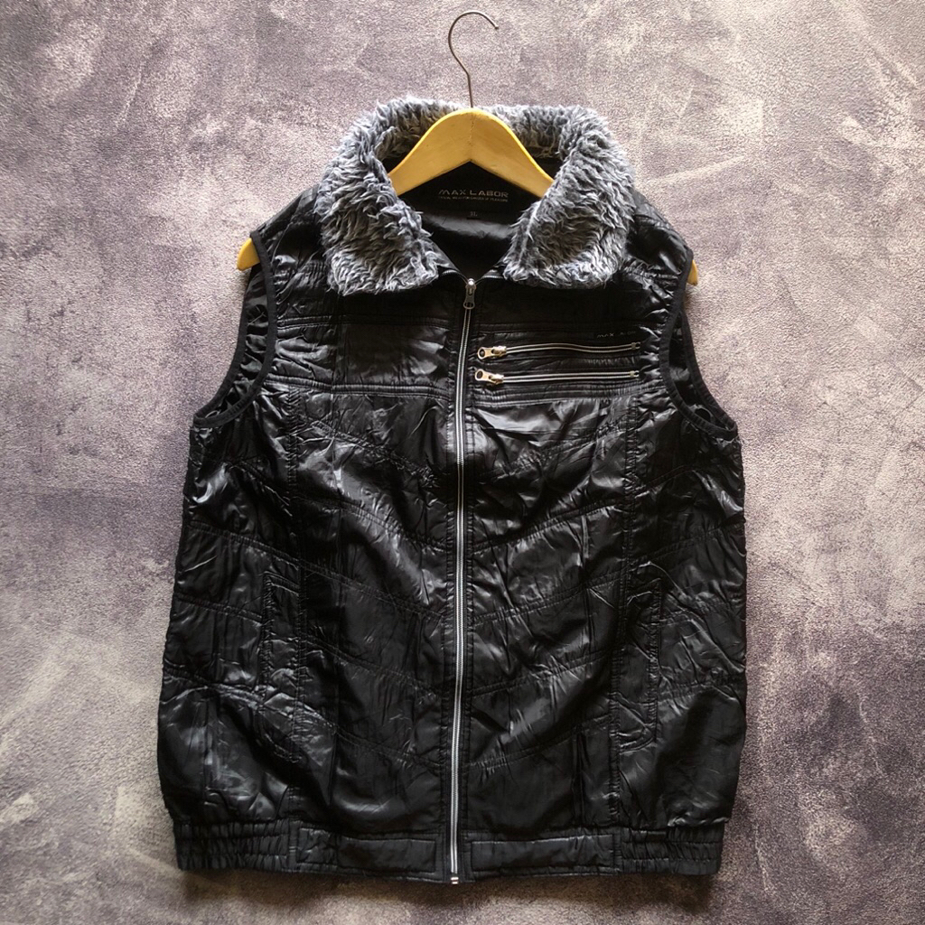 Light Down Vest Max Labor Scnnd Size fit XL,Outdoor vest windbreaker motorcycle biker vest rompi bul