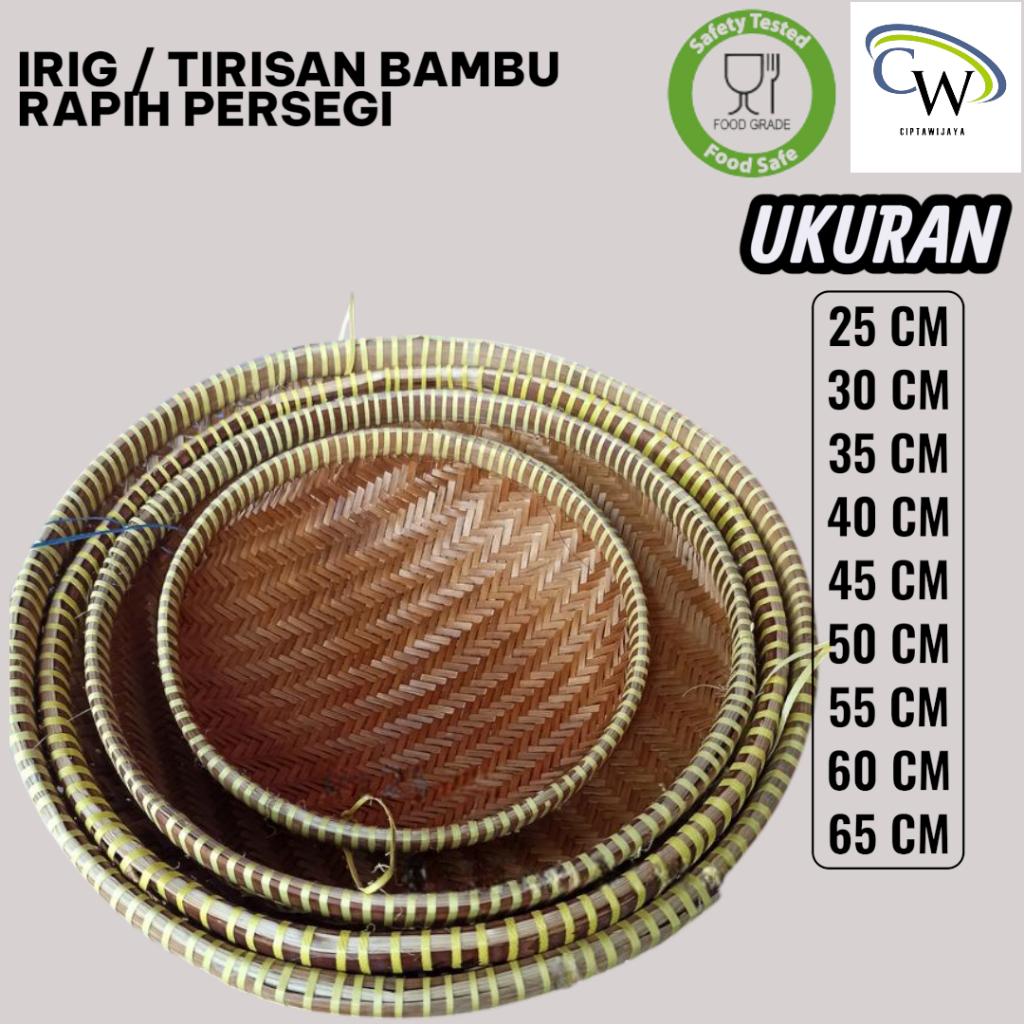 Ayakan/Irig Bambu/Tanggok Bambu/Irik Bambu Kecil