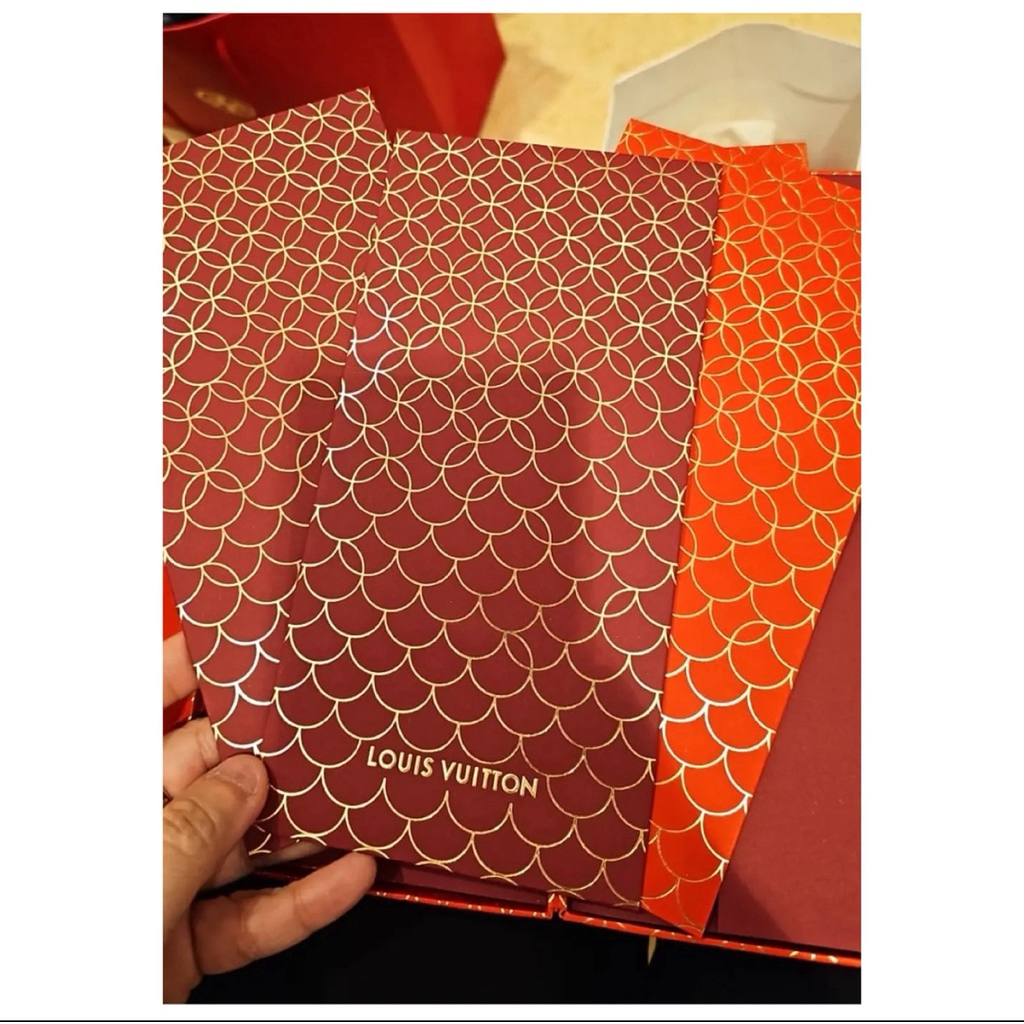 LOUIS VUITTON LV Angpao Imlek / Amplop CNY Red Envelope / Hong Bao Merah