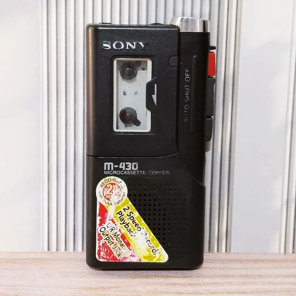 Micro Cassette Corder SONY M-430 (Mini Tape Recorder)