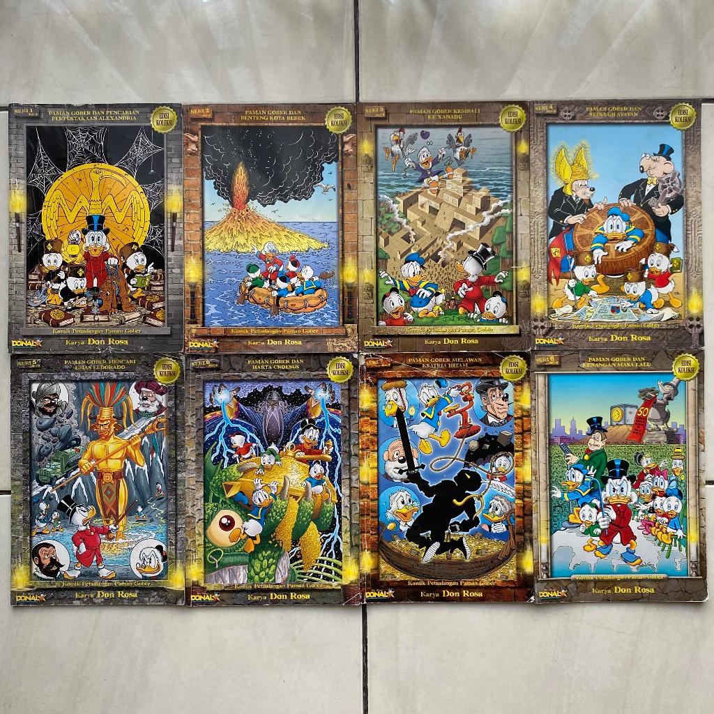 1 Set Komik Donal Bebek Petualangan Paman Gober - Edisi Koleksi Isi 8 (2)