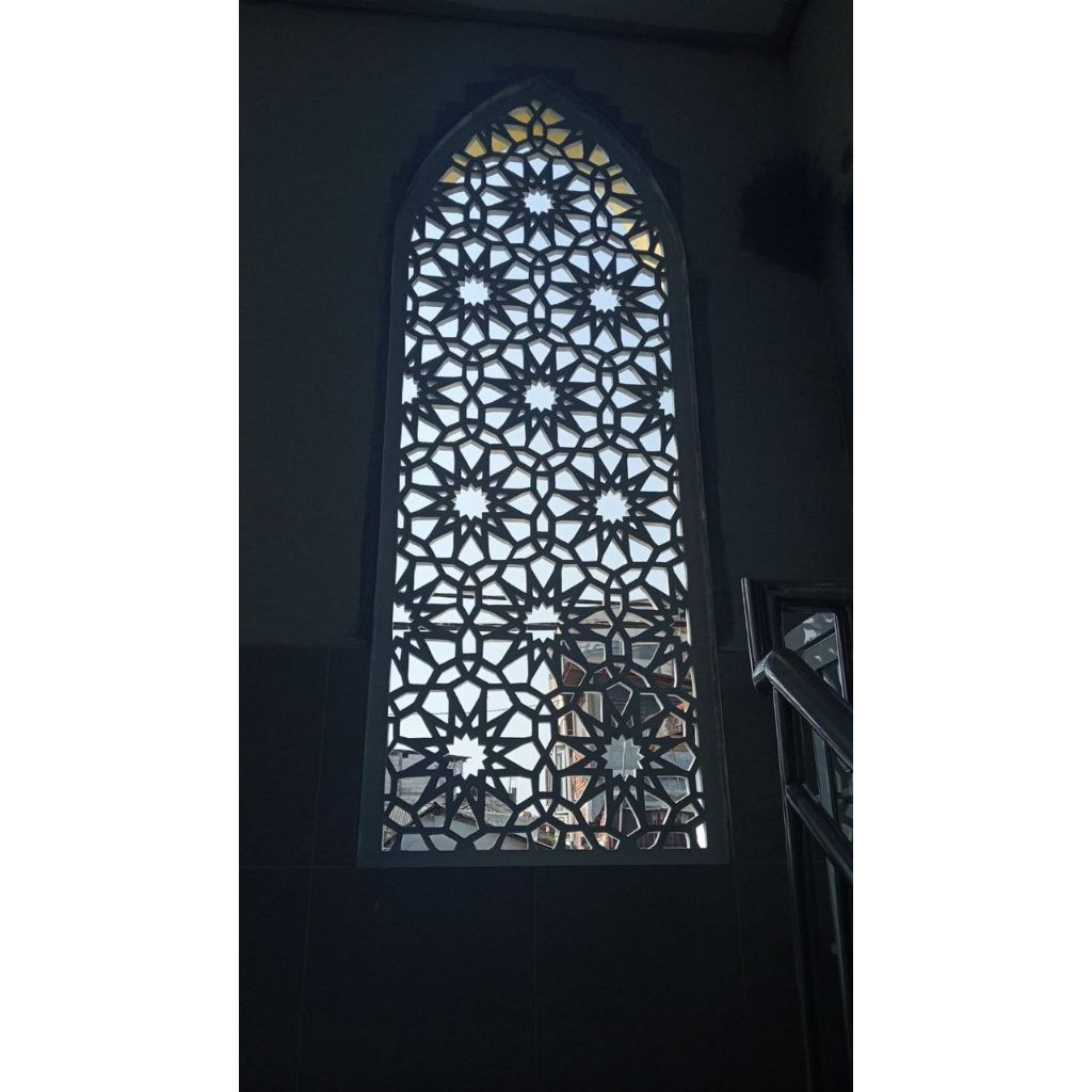 grc krawangan dinding mihrab masjid depok