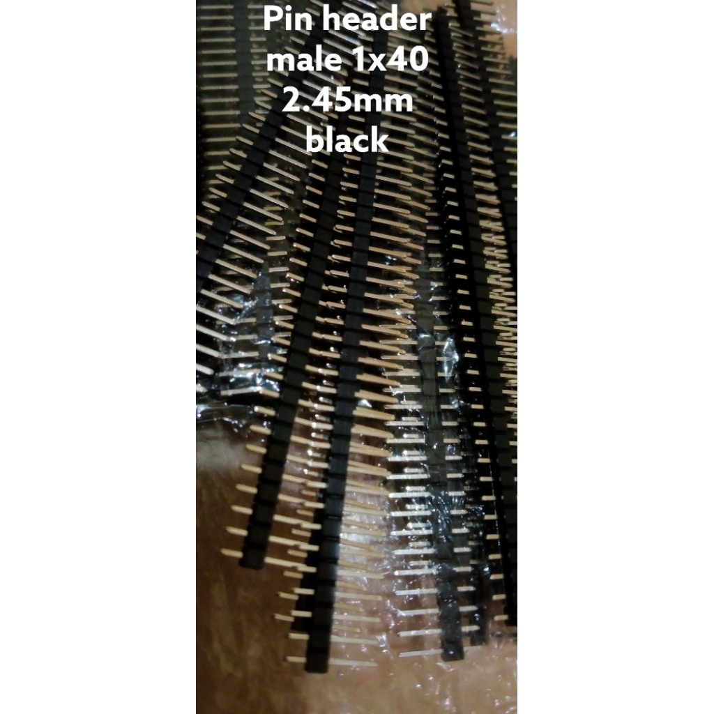 pin header 3.54mm 1x40 male black lurus pin pcb