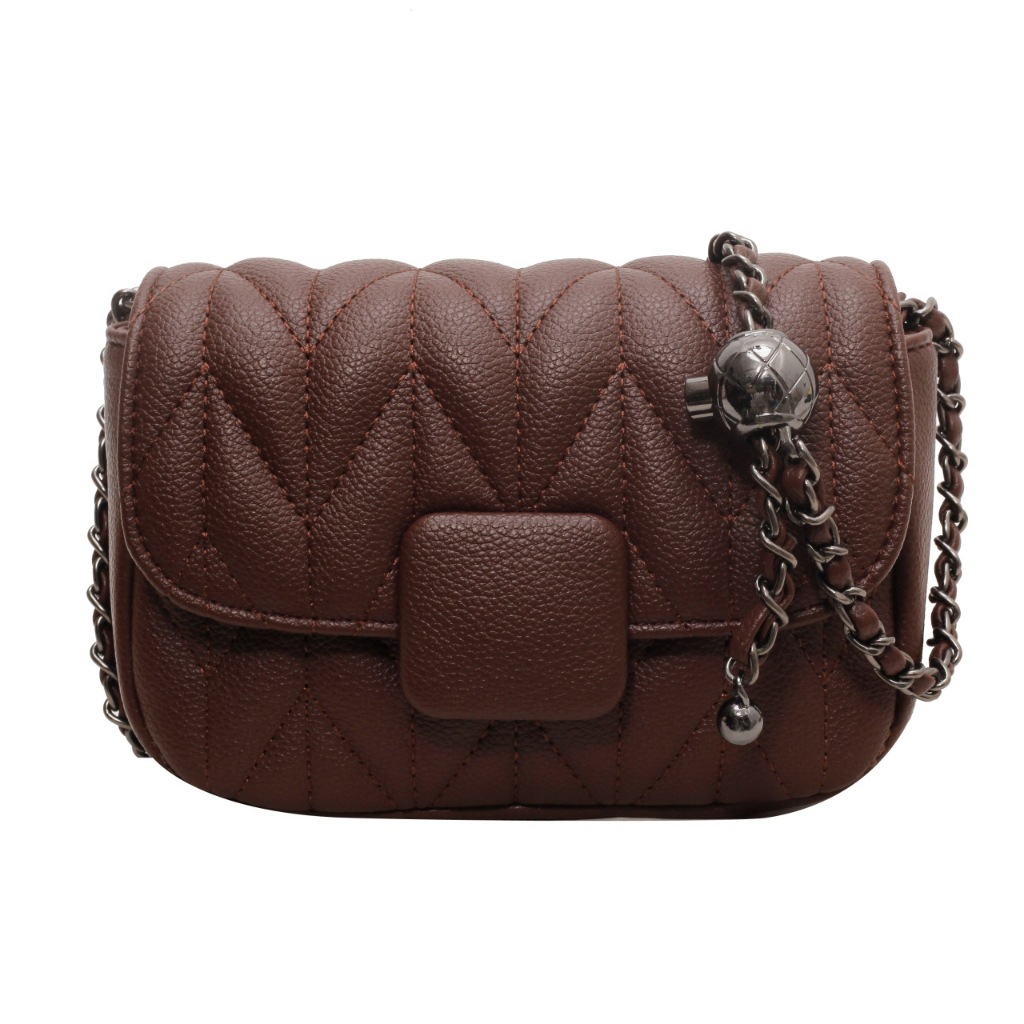 Zalerry Tas Selempang Wanita Tali Rantai Slingbag Wanita Tas Kondangan