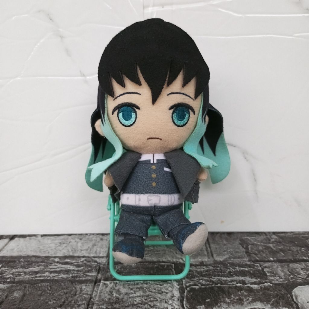 BONEKA DEMON SLAYER TOKITO MUICHIRO SERI CHIBI / MUI BULIR DUDUK / OFFICIAL MERCHANDISE KIMETSU NO Y