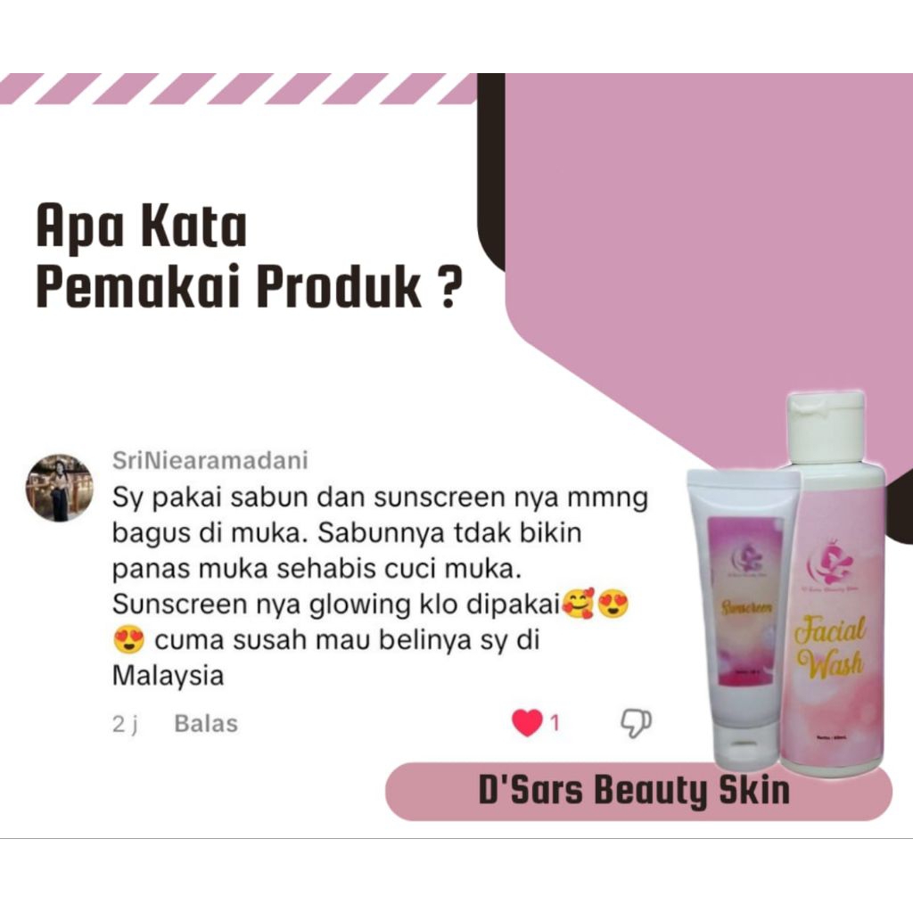 Skin Care D'Sars Beauty Skin Kemasan Baru