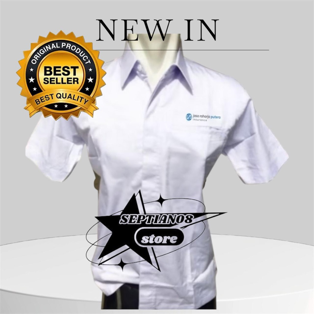 kemeja jasa raharja putera terbaru baju jasa raharja putih k1 free nama