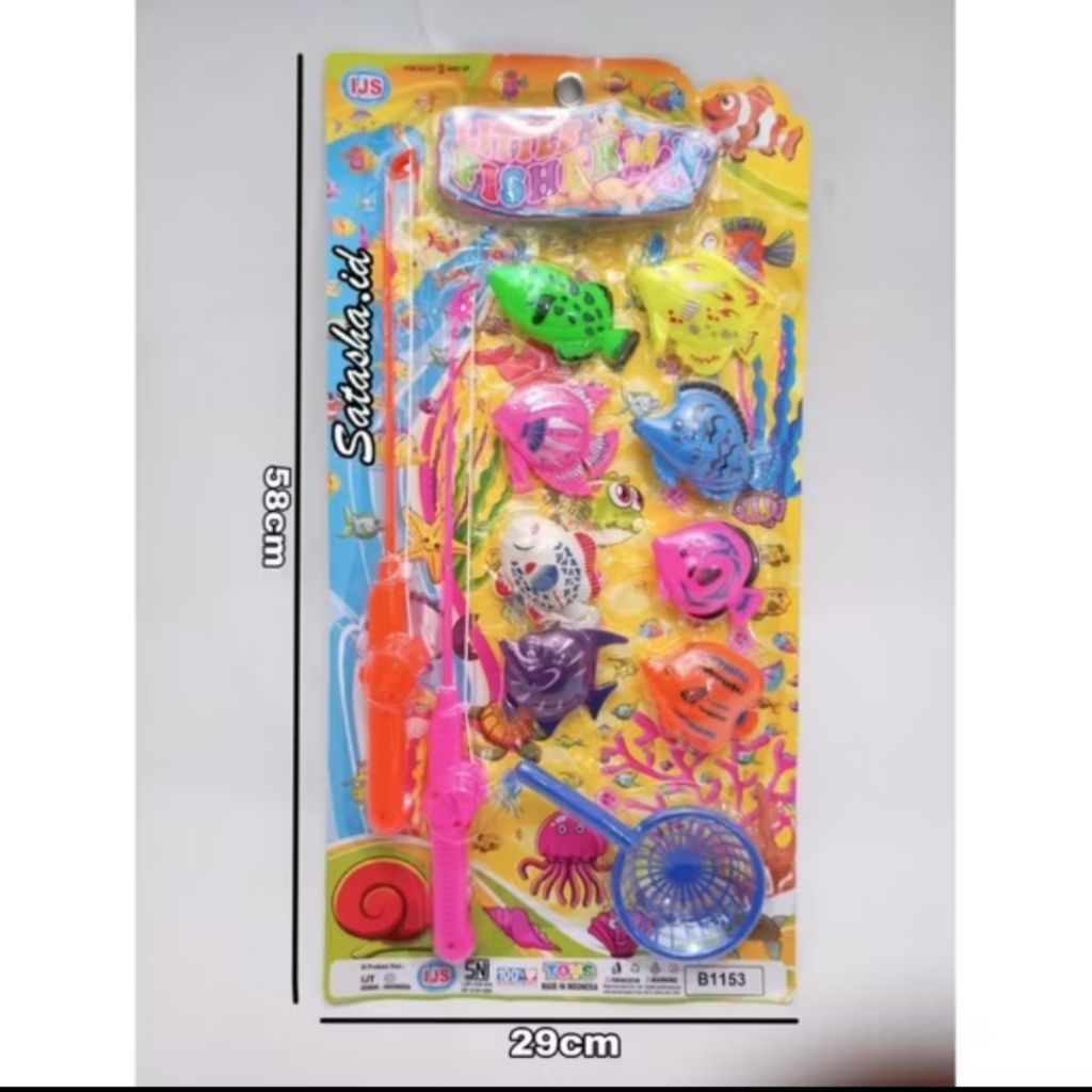 Mainan anak pancingan 2 Magnet besar/Mancing mania