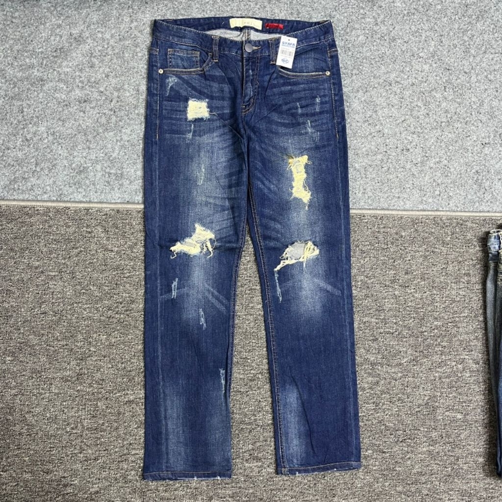 FRJ jeans Ripped pria