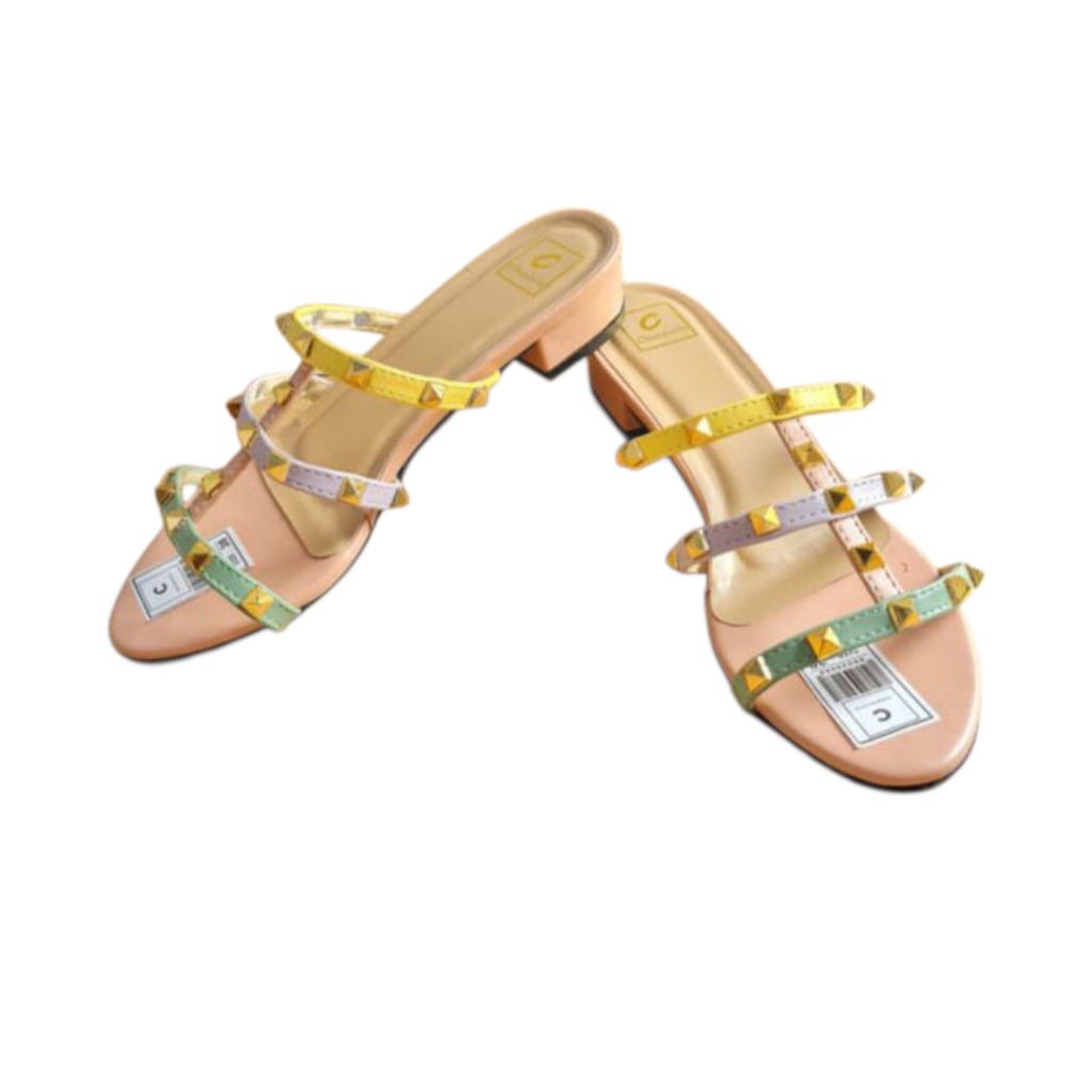 Suka Heels Hak tahu 3 Cm Elegan Mules