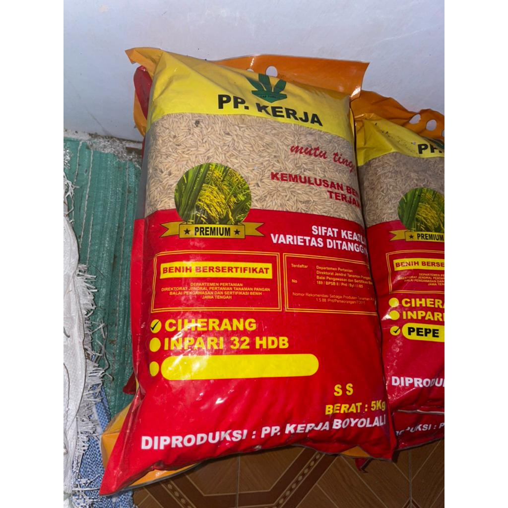 Benih padi CIHERANG INPARI 32 IR 64 PREMIUM BOYOLALI 1 KG EXP MEI 2026
