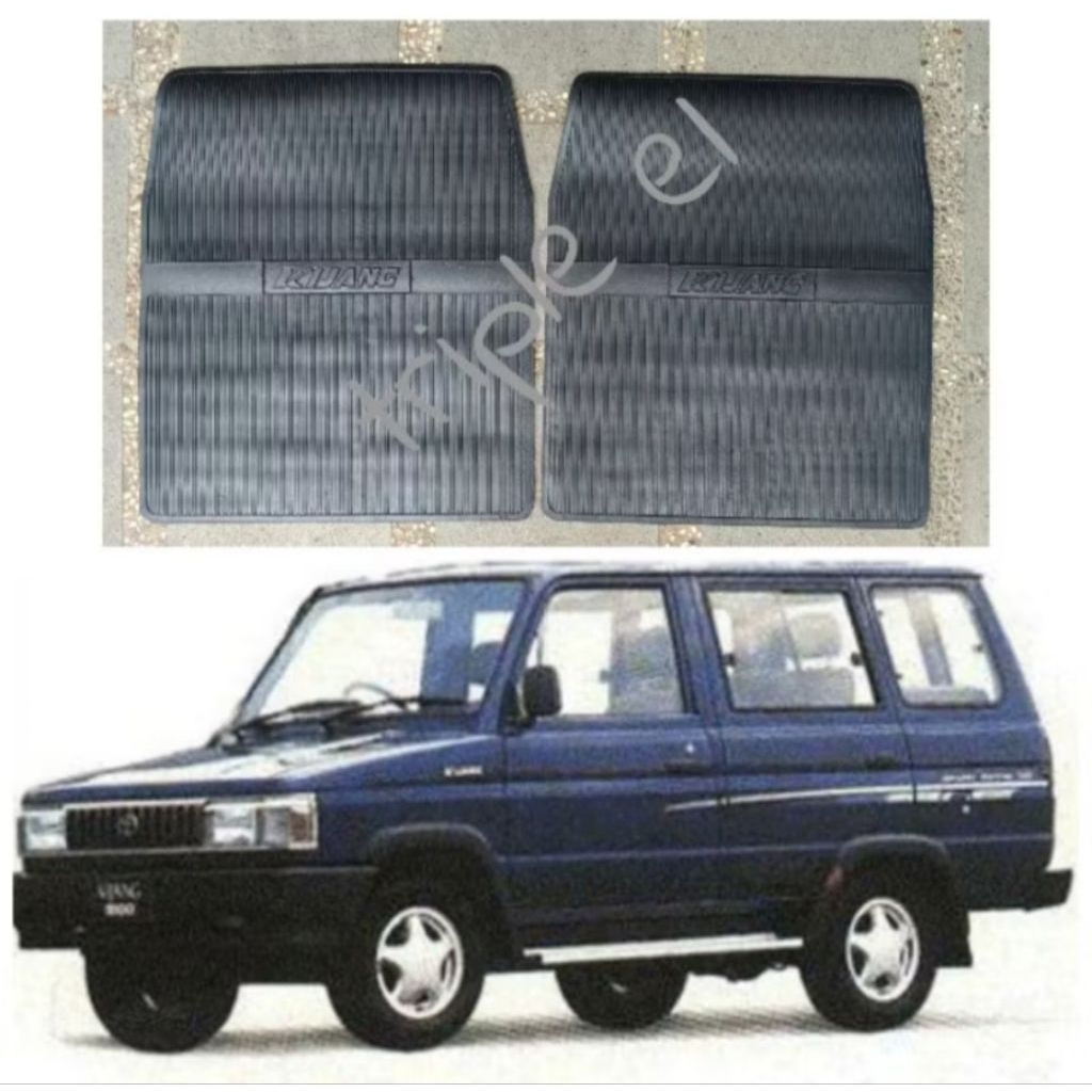 KARPET KARET ALAS KAKI LANTAI KABIN DEPAN KIJANG SUPER GRAND ROVER MINIBUS PICK UP ANTI SLIP
