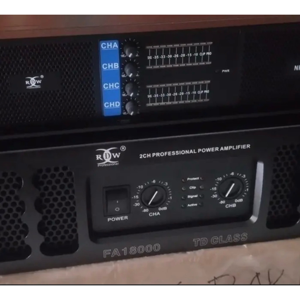 Power amplifier RDW FA18000 FA 18000 TD 2 channel original