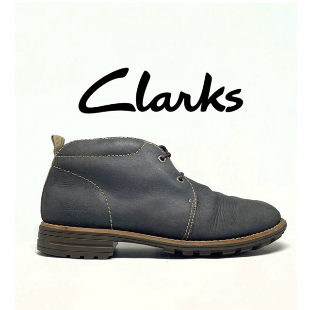 Sepatu CLARKS Desert Boots Kulit Size 41